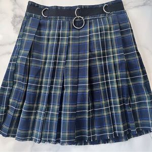 Dolls Kill Current Mood plaid pleated school girl skirt